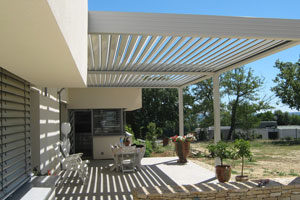 pergola à lames