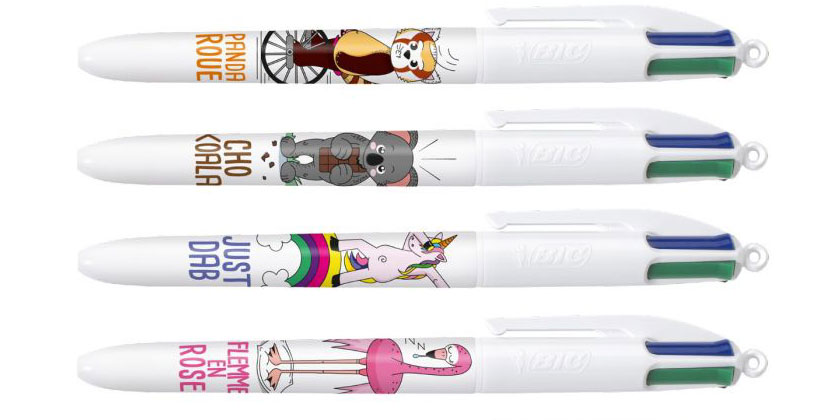 Stylo bille BIC 4 couleurs