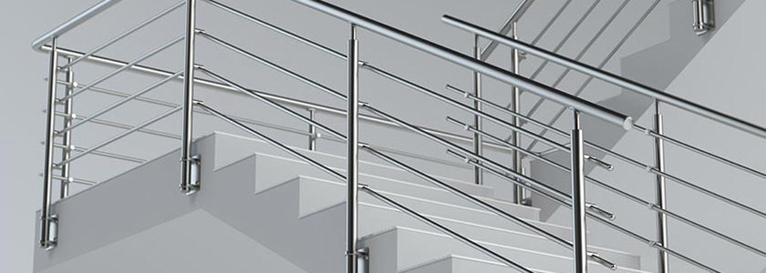 rampe escalier inox