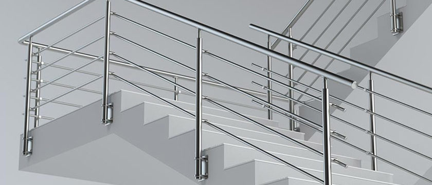 rampe escalier inox