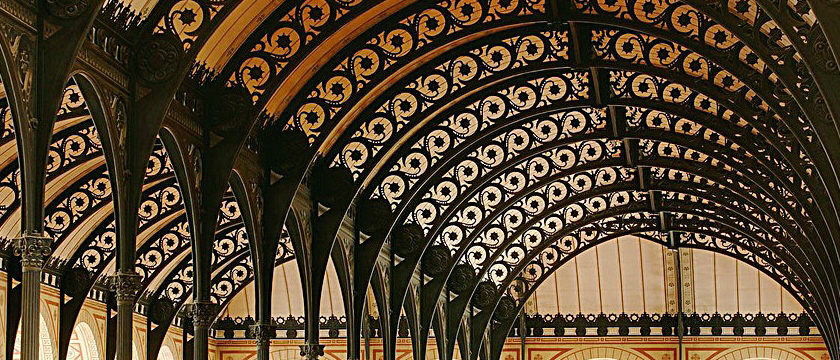 éléments architecturaux en fer forgé