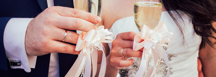 champagne pour un mariage