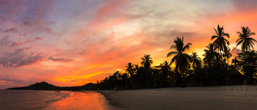 coucher de soleil à Bali