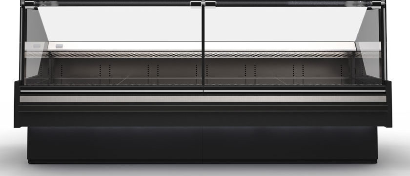 vitrine réfrigérée noir