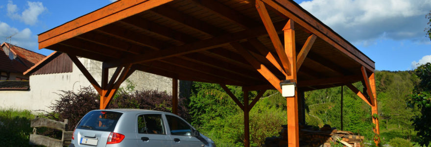 carport en bois